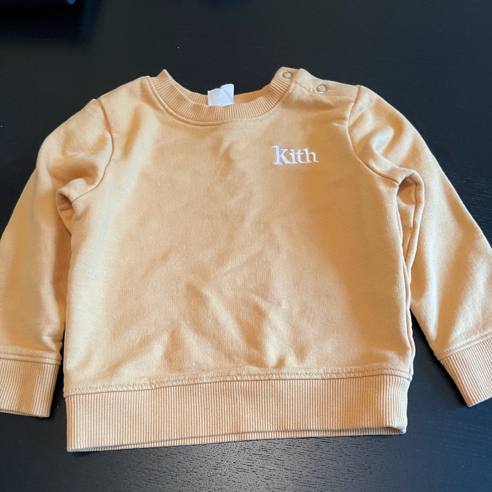 Kith Yellow Sweatshirt 6-12 months